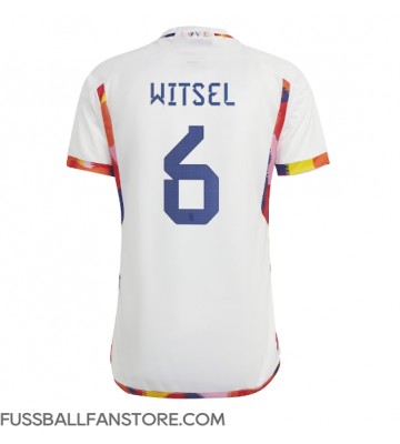 Belgien Axel Witsel #6 Replik Auswärtstrikot WM 2022 Kurzarm